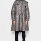 Parka oversize trapuntato con cappuccio staccabile