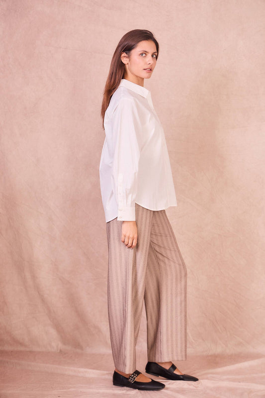 Camicia Alexandra in cotone con bottoni