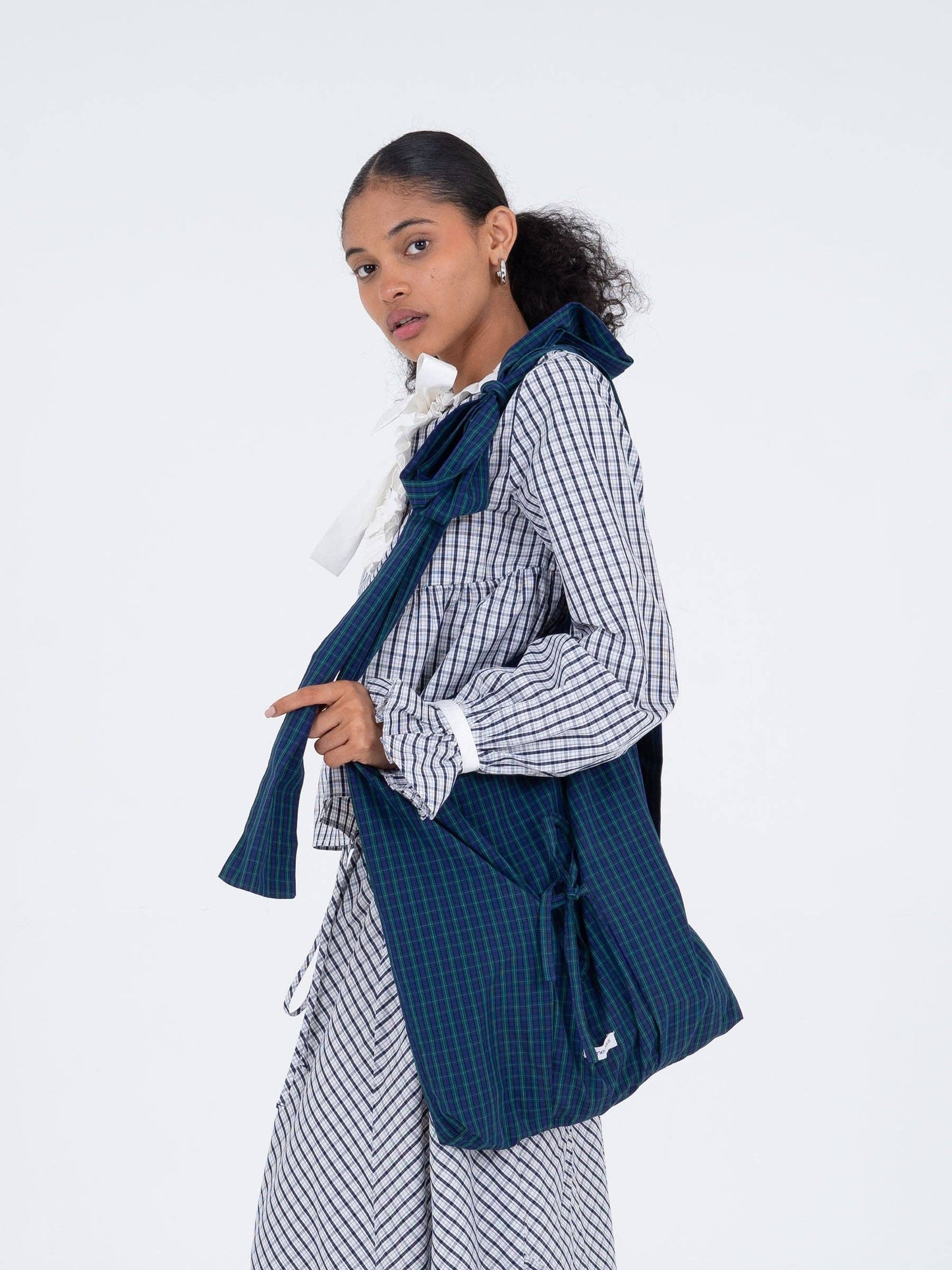 Borsa tote Crepuscolare con maxi fiocco regolabile