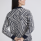 Pullover jacquard girocollo