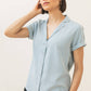 Camicia Innes a maniche corte azzurro cielo