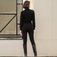 Leggings con bottoni