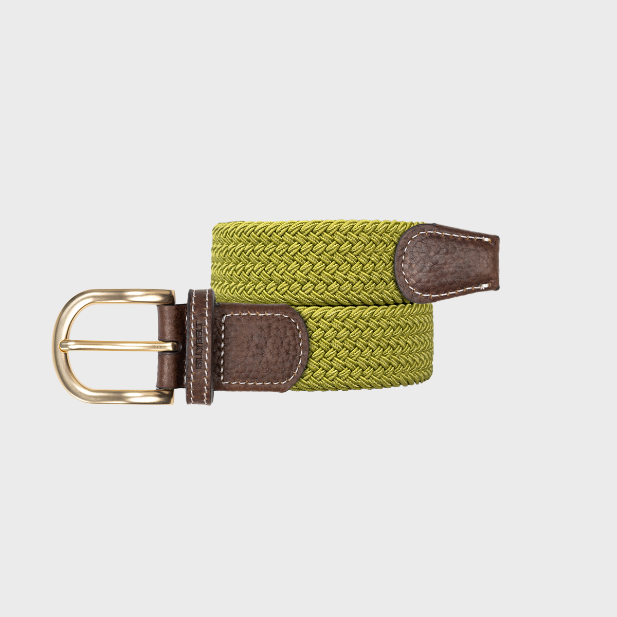 Cintura intrecciata elastica donna color oliva