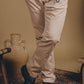 Pantaloni da arrampicata in cotone EcoDye color sabbia