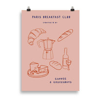 Poster Paris Breakfast Club