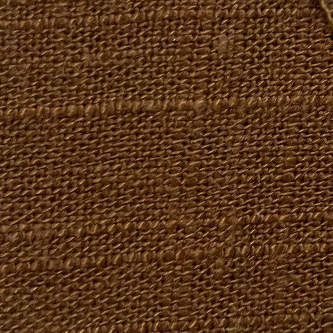 Pantaloni in lino e rayon con coulisse a vita alta