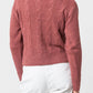 Cardigan in maglia a trecce con bottoni
