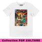 T-shirt unisex pop culture Superman vs Ali in cotone biologico