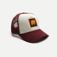Cappellino trucker classico bordeaux