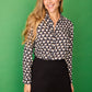 Camicia slim con stampa pinguini