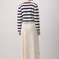 Cardigan in maglia a righe