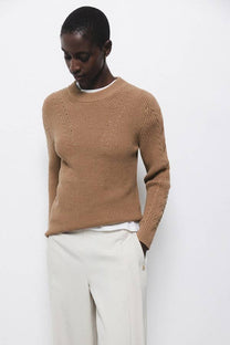 Maglione a maglia strutturata