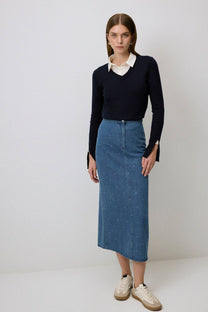 Blusa basic in maglia morbida