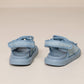 Sandali in denim con cinturini regolabili