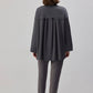 Camicia oversize in raso