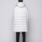 Parka Imbottito Lungo con Cappuccio Rimovibile