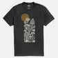 T-shirt Uomo Mycology Nera con Stampa Funghi