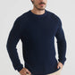 Maglione uomo in maglia tinta unita