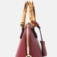 Borsa con manici in bambù