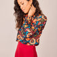 Camicia messicana Bellota floreale multicolor