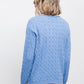 Maglione in maglia strutturata con scollo a V