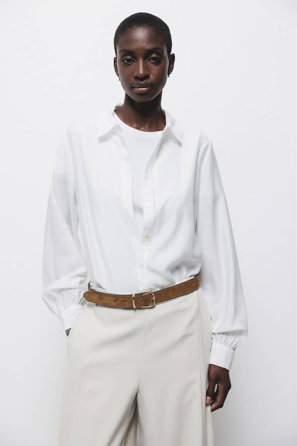Camicia classica a maniche lunghe