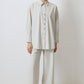 Camicia melange con frange
