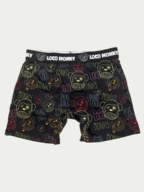 Boxer uomo stampati Loco Monky Face