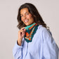 Piccolo foulard in cotone biologico Paola arancione