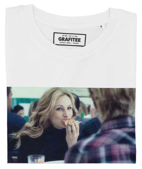 T-shirt Julia Eats con foto cinematografica