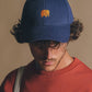 Cappellino classico 6 pannelli blu navy con logo ricamato