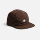 Cappello 5 pannelli in nylon idrorepellente color Espresso
