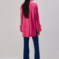 Camicia in raso con polsini ampi