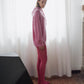 Maxi felpa con cappuccio in puro cashmere unisex (3D knit)