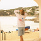 T-shirt Surfin a maniche lunghe in cotone biologico