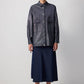 Giacca oversize in gabardine glitterata
