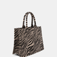 Borsa Tote Zebrata con Tracolla