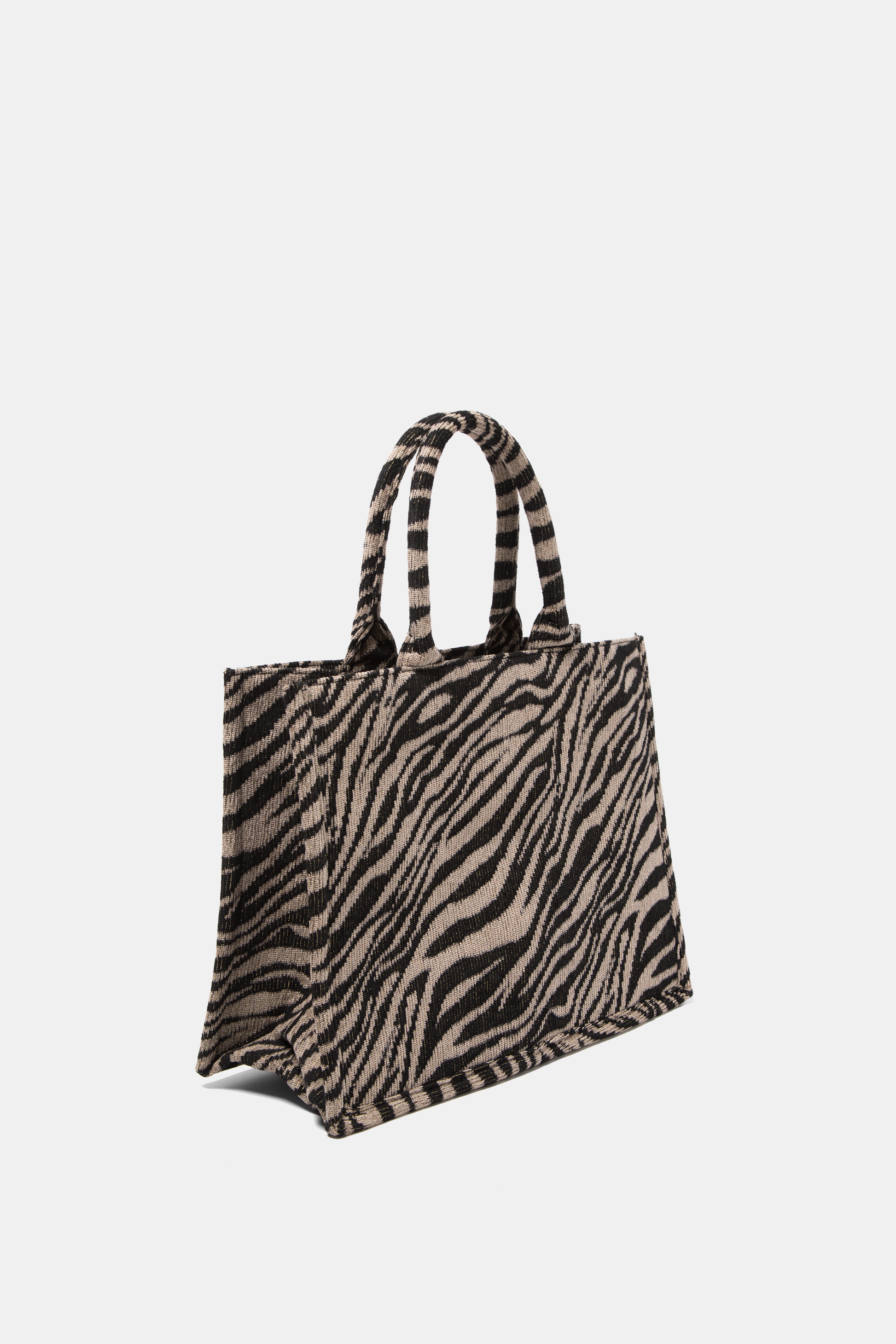Borsa Tote Zebrata con Tracolla