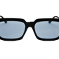 Occhiali da sole unisex Giulietta nero e blu