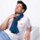 Foulard uomo in 100% lana a quadri Tanguy