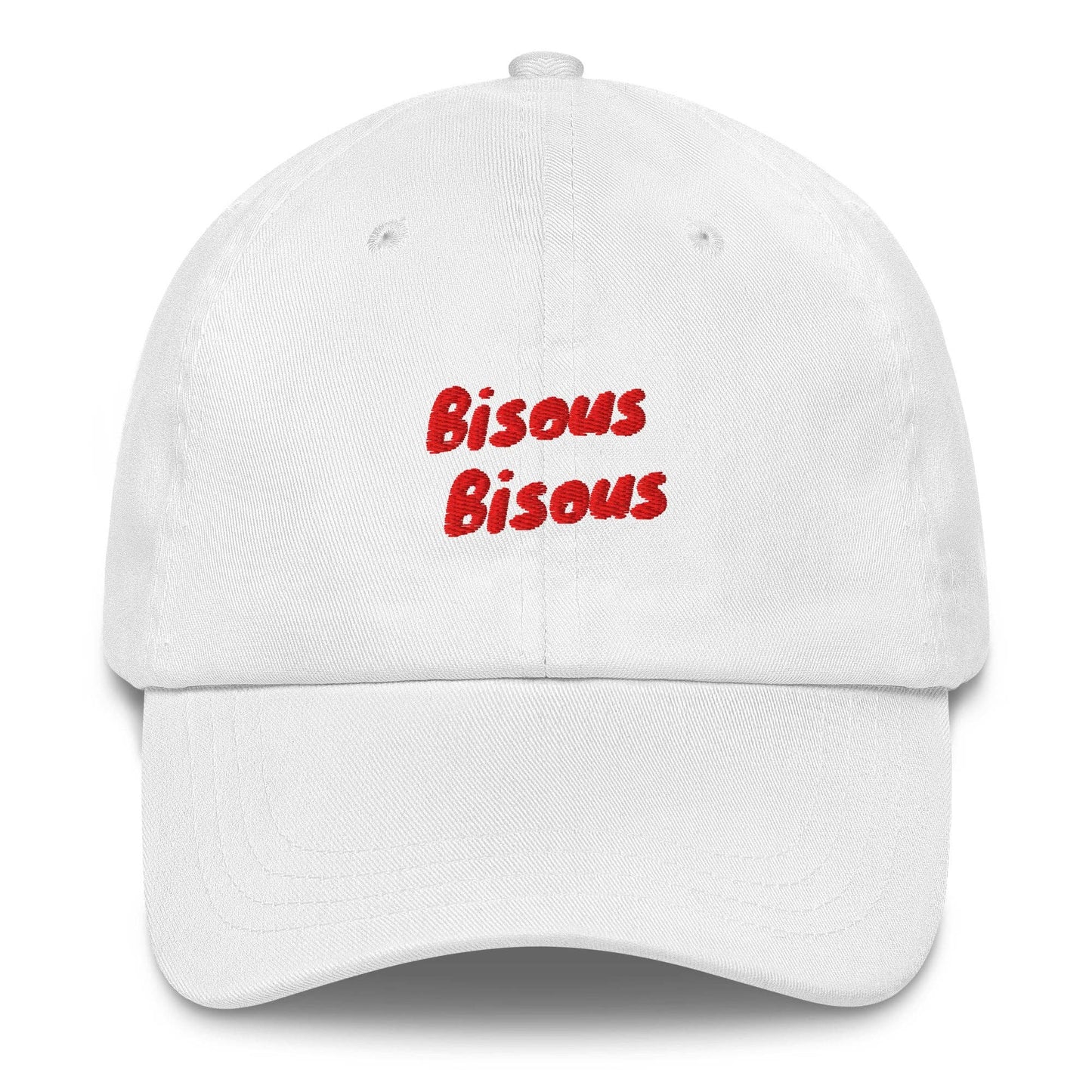 Cappellino dad hat Bisous Bisous ricamato