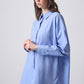 Camicia in popeline oversize