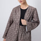 Set kimono e pantaloni culotte a fantasia