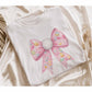 T-shirt oversize con fiocco coniglietto