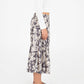 Gonna lunga floreale Seraphine con lacci arricciabili
