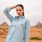 Camicia Oxford Antimacchia Azzurro Baby Blue