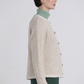 Giacca in maglia bouclé con scollo tondo