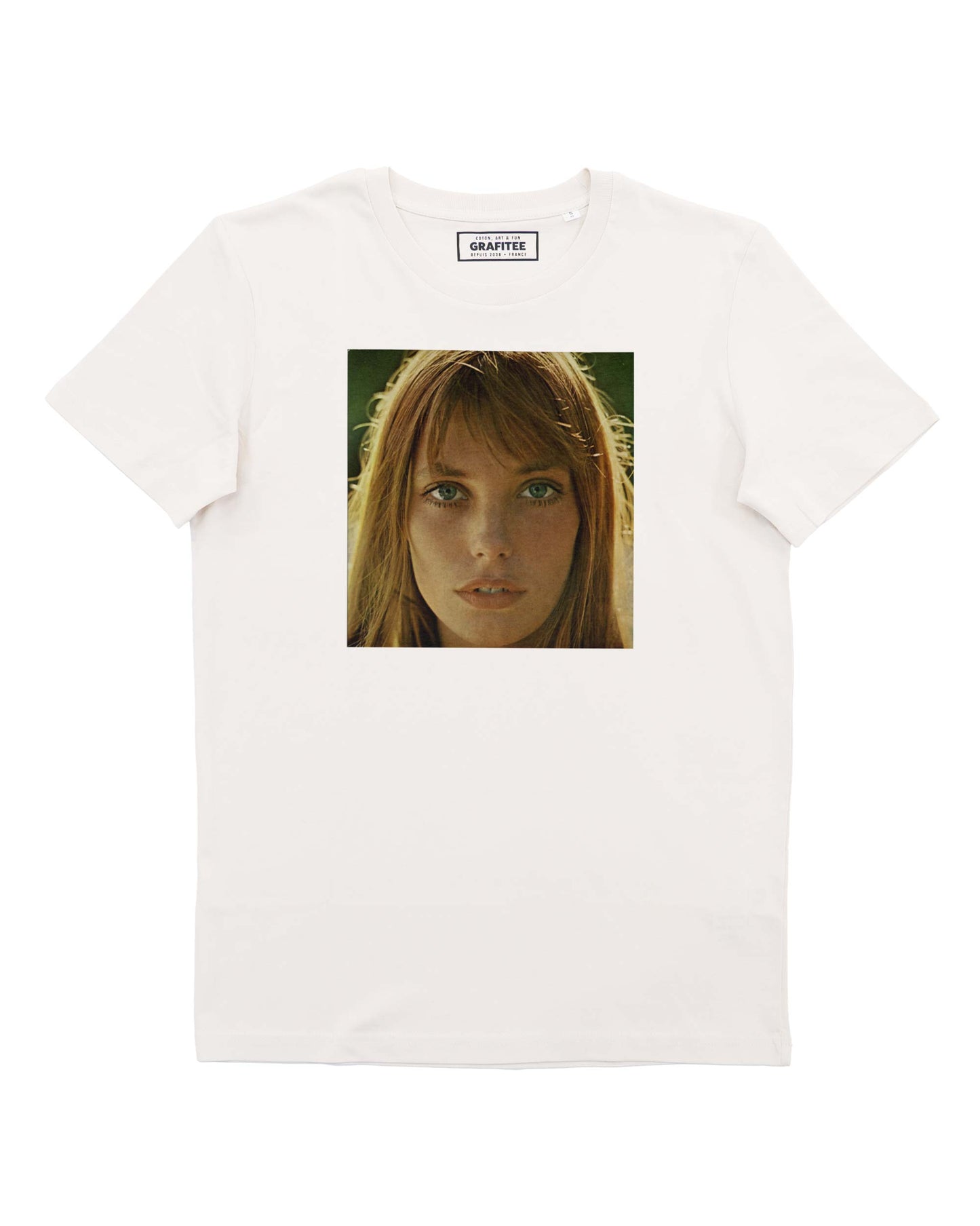 T-shirt unisex in cotone biologico con stampa fotografica anni ’70