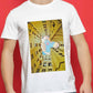 T-shirt unisex in cotone biologico con stampa artistica