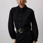 Set camicia e gonna lunga con cintura testurizzata